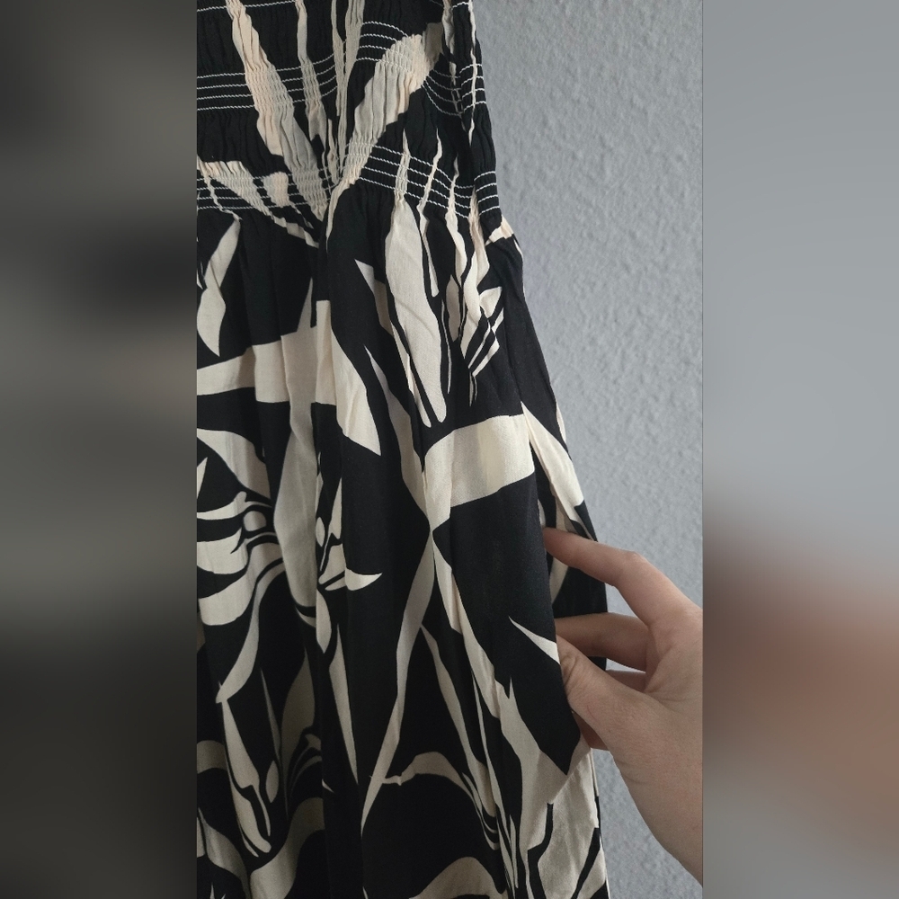 Nwt Pistola Black And White Bianca Midi SunDress Sun Of Paradise Size XS - Picture 5 of 9